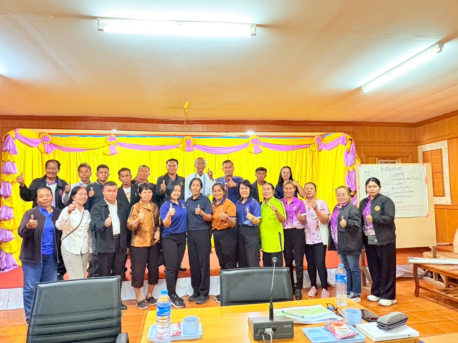 พช.ป่าติ้ว สร้างพลังผู้นำการเปลี่ยนแปลง ตำบลกระจาย