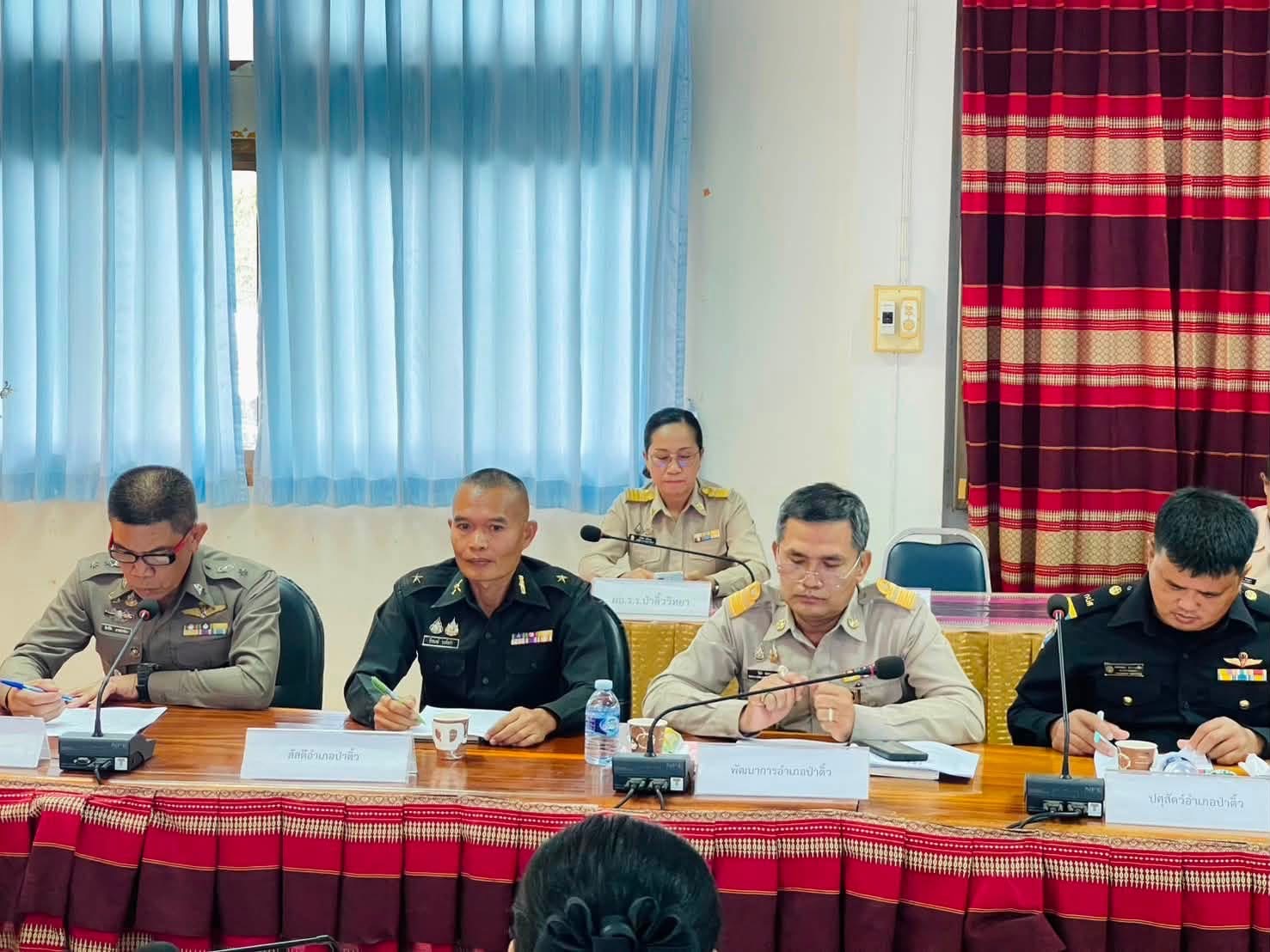พช.ป่าติ้ว ร่วมประชุมหัวหน้าส่วนราชการฯ ครั้งที่ 7/69