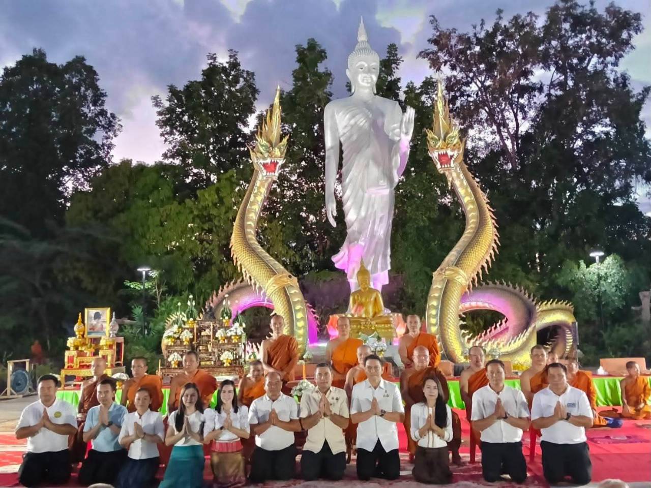 สพอ.ป่าติ้ว ร่วมกิจกรรมตามโครงการ “ธรรมสัญจร” เฉลิมพระเกียรติพระบาทสมเด็จพระเจ้าอยู่หัว ครั้งที่ 9 ประจำปี พ.ศ. 2569 ณ วัดป่าหนองชุม