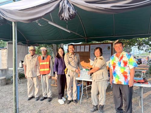 พช.ป่าติ้ว รุดเยี่ยมด่านตรวจช่วงสงกรานต์ สร้างขวัญกำลังใจเจ้าหน้าที่ผู้ปฏิบัติงาน